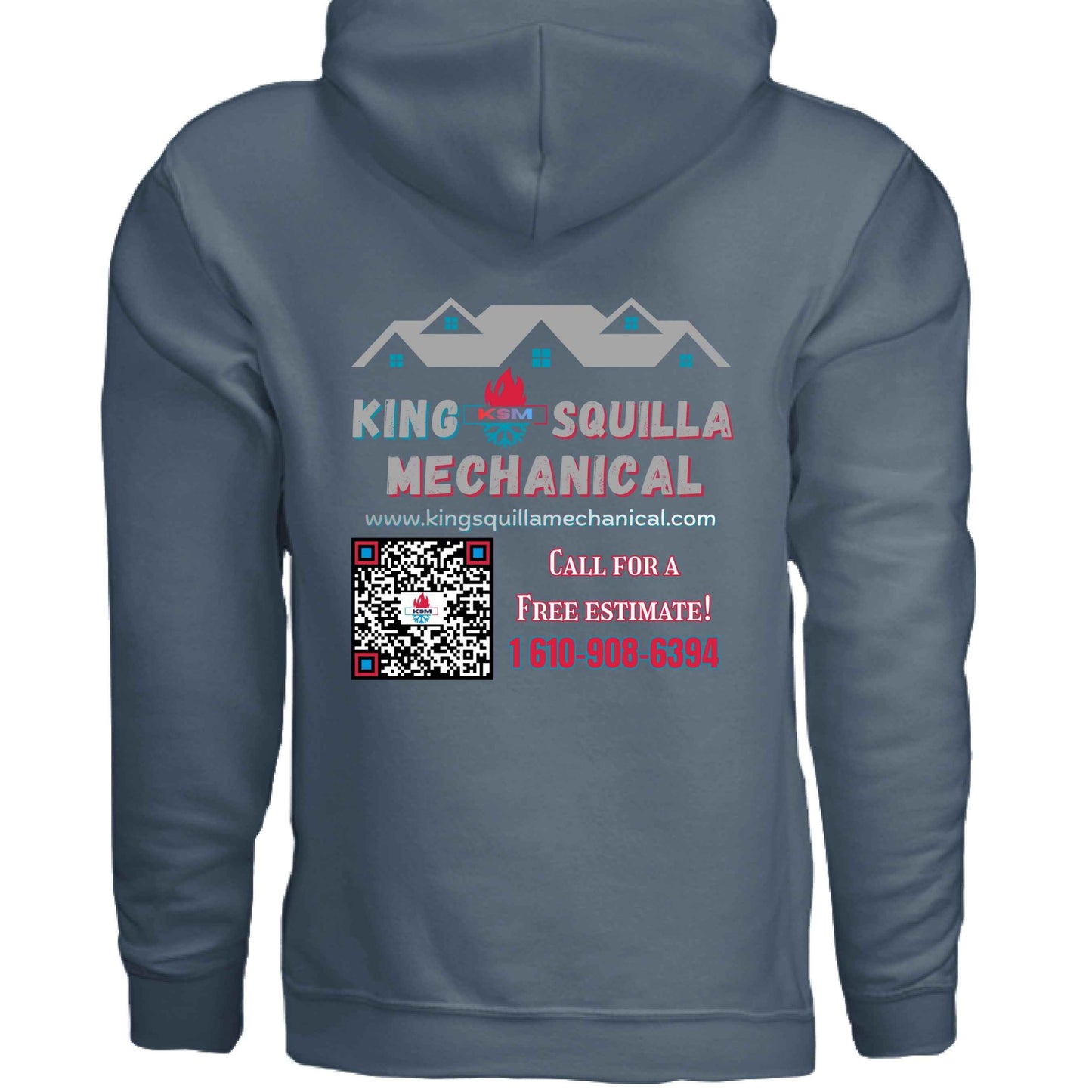 KSM Hoodie - Gildan Heavy Blend HVAC Technician Workwear