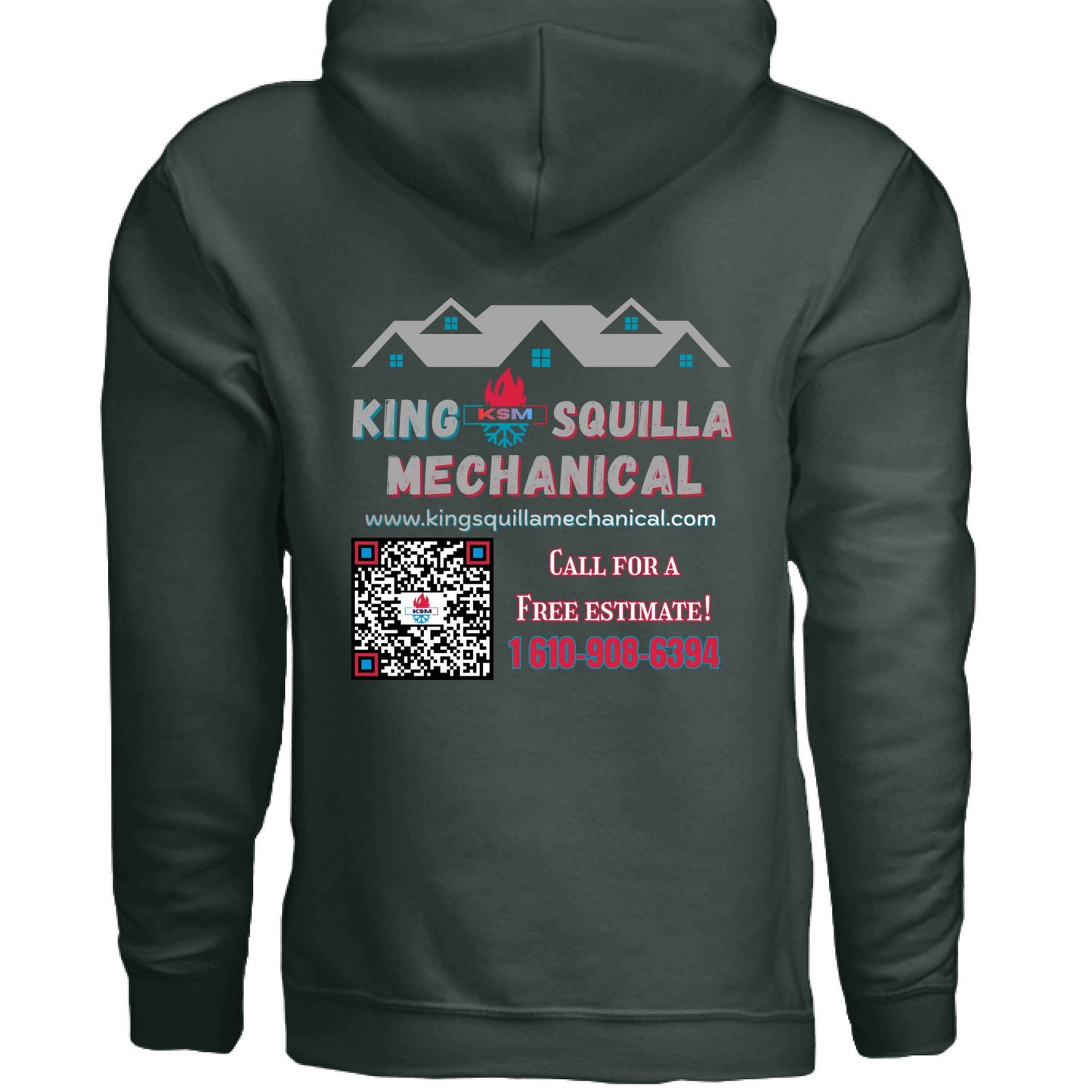 KSM Hoodie - Gildan Heavy Blend HVAC Technician Workwear