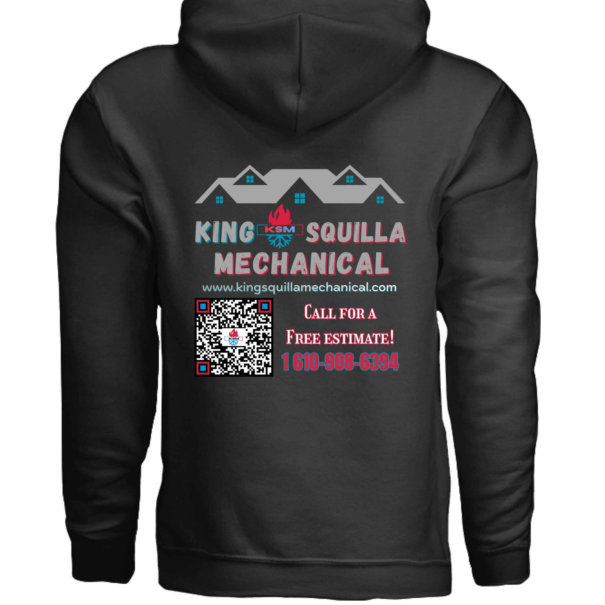 KSM Hoodie - Gildan Heavy Blend HVAC Technician Workwear