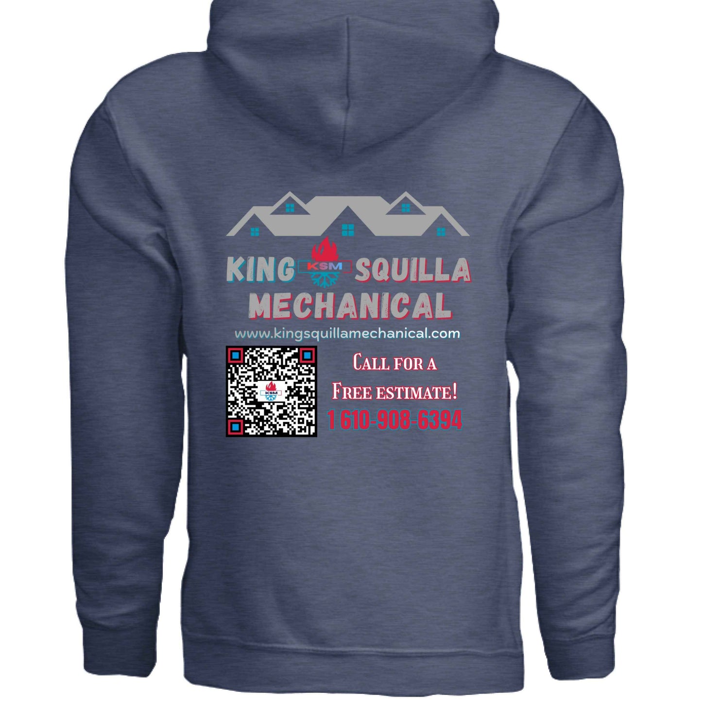 KSM Hoodie - Gildan Heavy Blend HVAC Technician Workwear