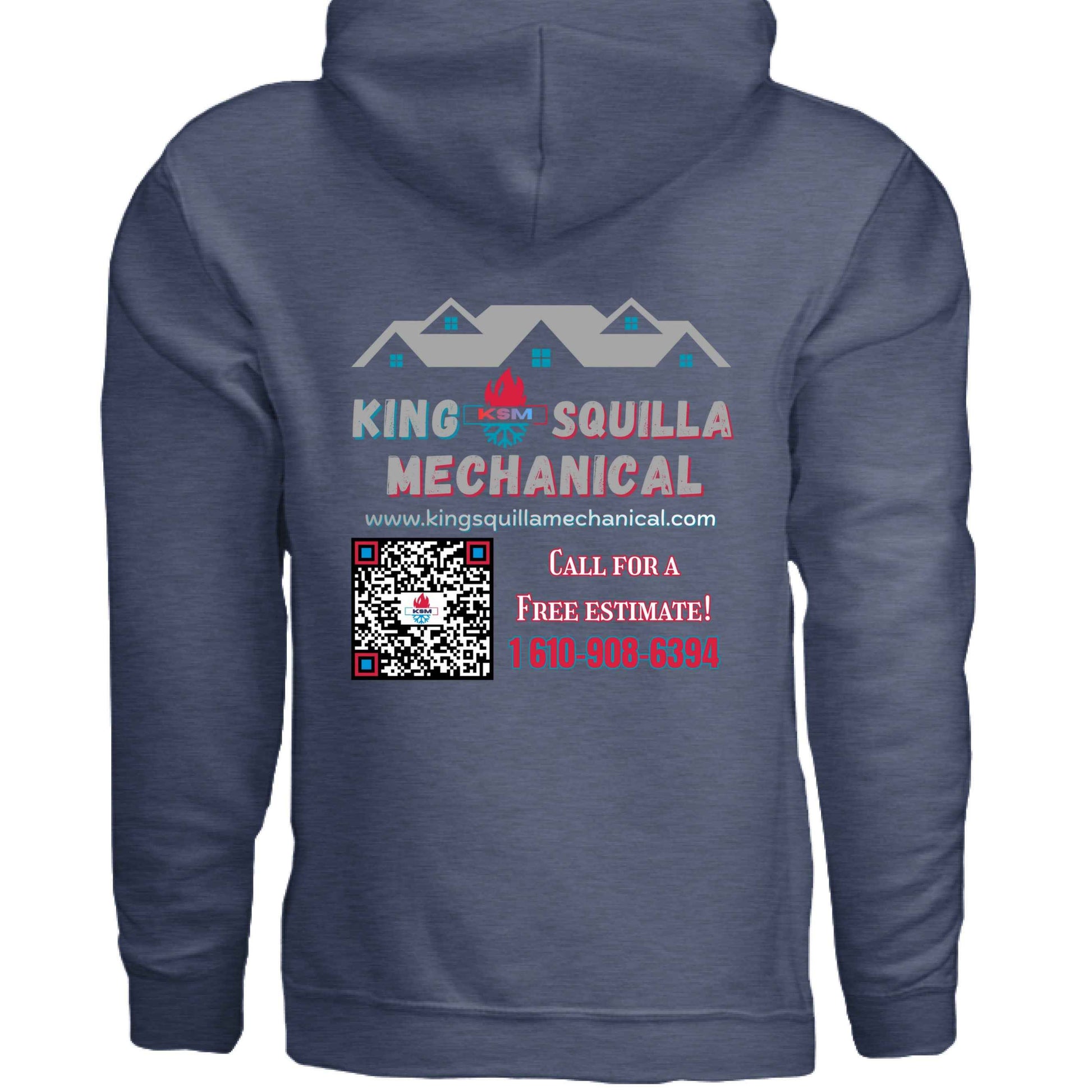 KSM Hoodie - Gildan Heavy Blend HVAC Technician Workwear