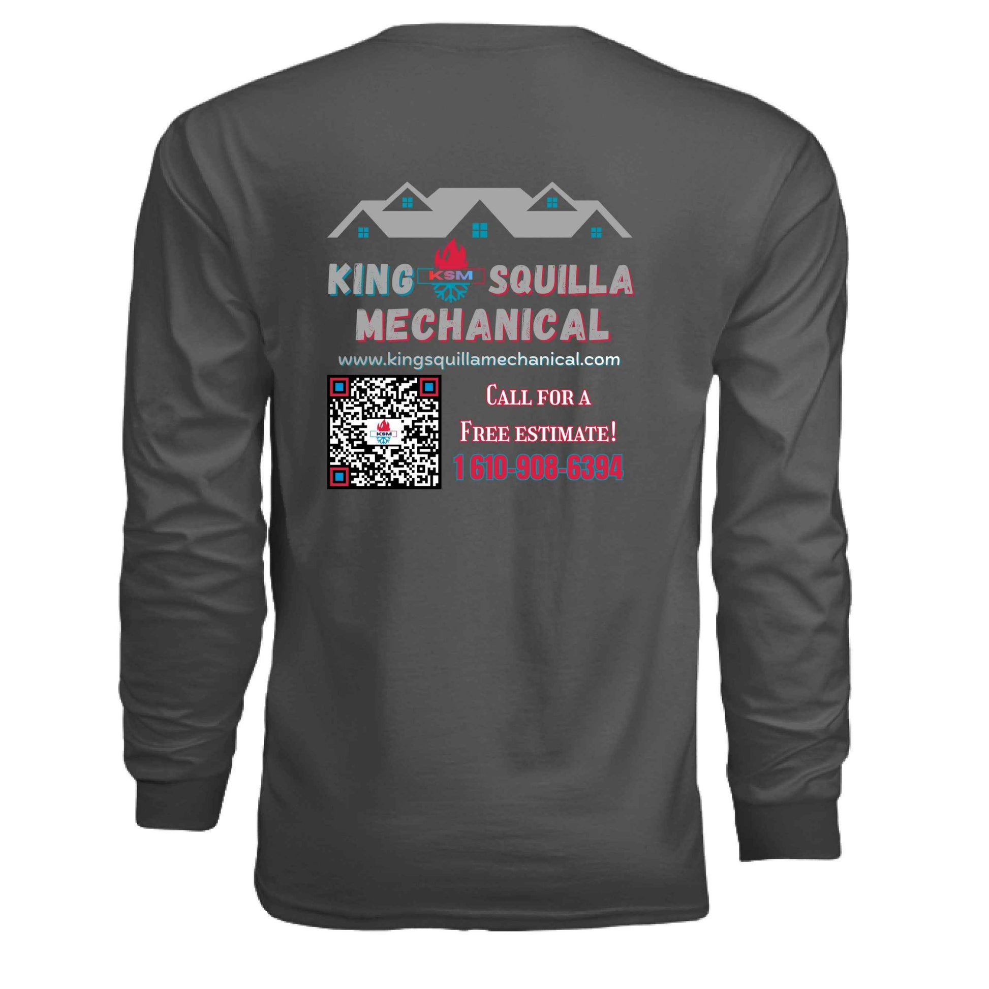 KSM Long Sleeve Shirt - Gildan Ultra Cotton HVAC Workwear