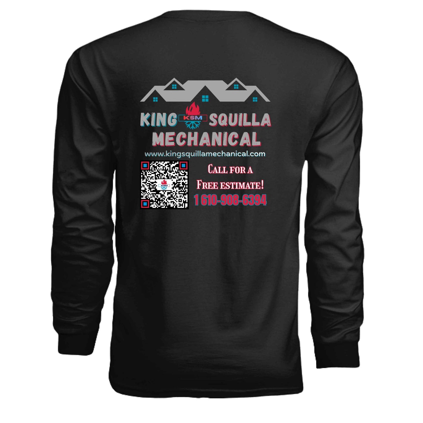 KSM Long Sleeve Shirt - Gildan Ultra Cotton HVAC Workwear