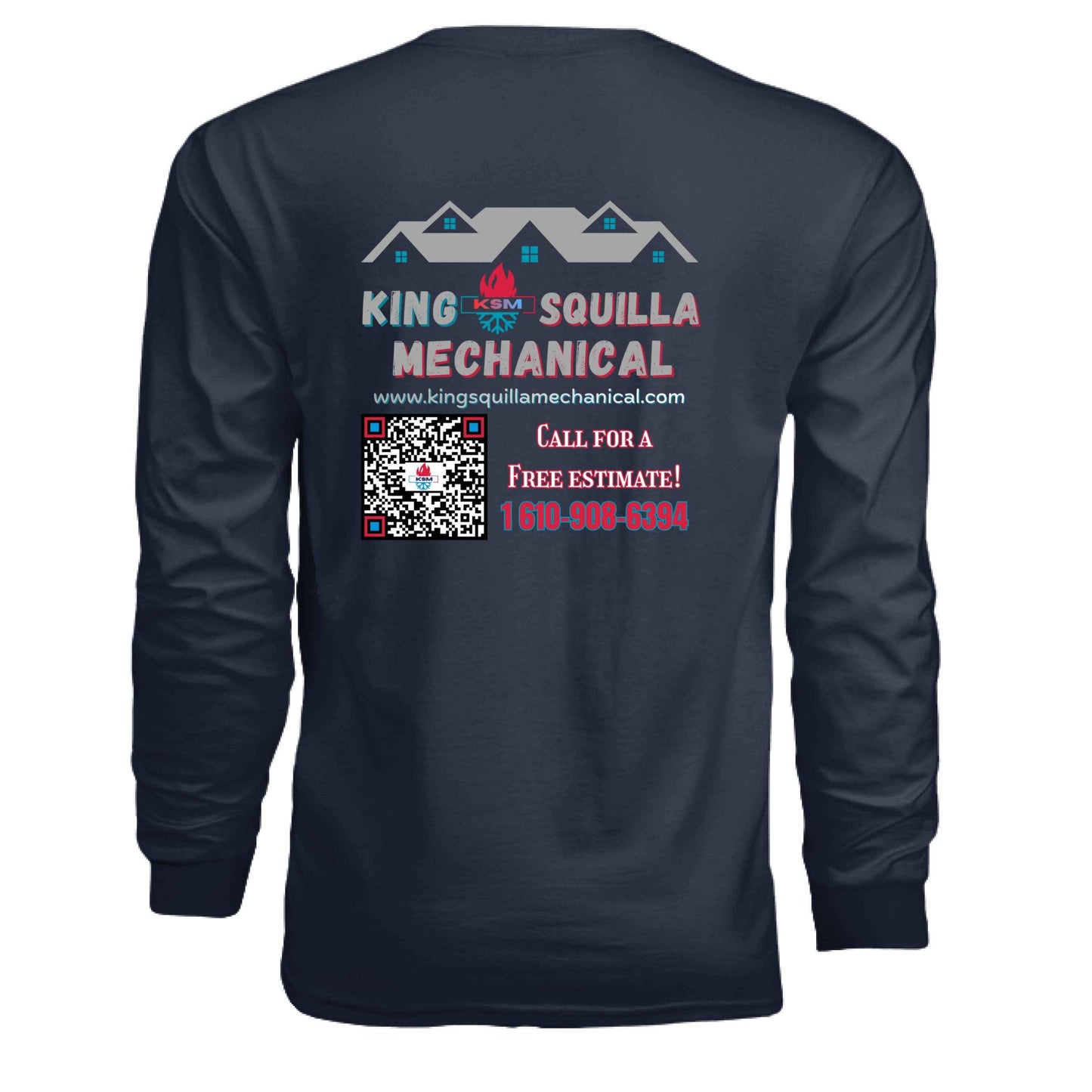 KSM Long Sleeve Shirt - Gildan Ultra Cotton HVAC Workwear