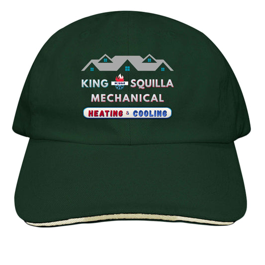 KSM Port Authority ® Sandwich Bill Cap with Striped Closure